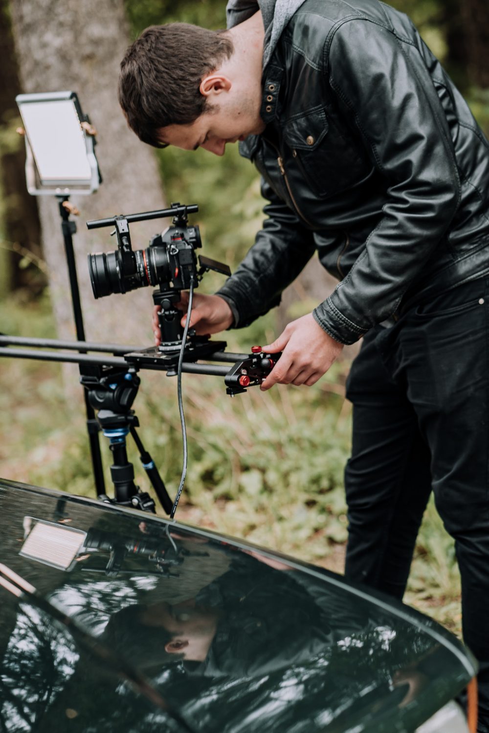 Roland Klocker - Behind the Scenes on Set with Camera and Slider